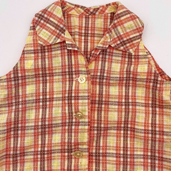 Vintage Hand Sewn 1950s Kids Shirt - Picture 2 of 5